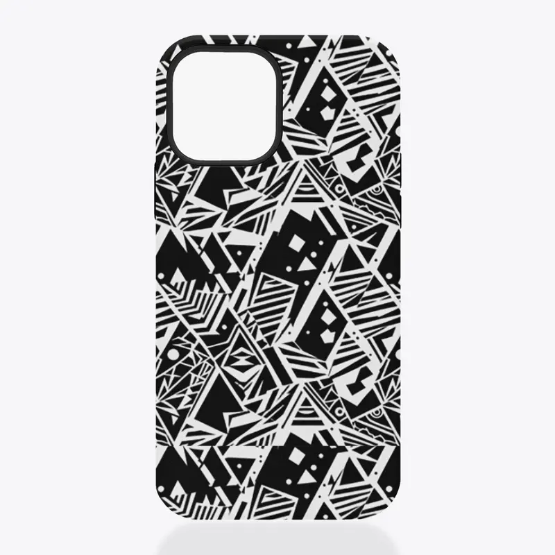  Geometric black-and-white pattern 